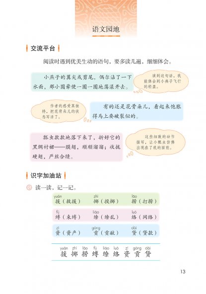 三年级语文下册-语文园地一 日积月累-忆江南(P13-P14)