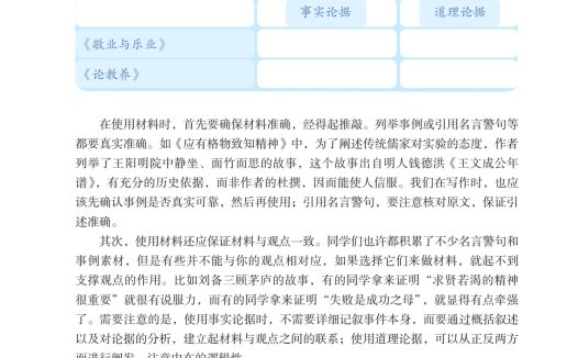 九年级语文上册-写作 议论要言之有据(P57-P58)